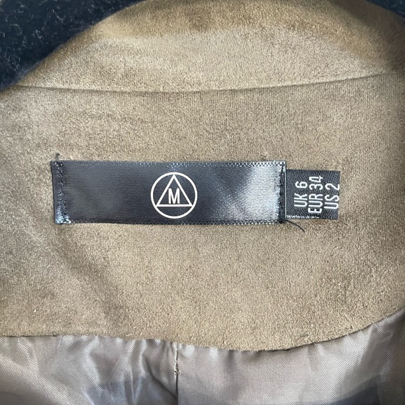 Missguided army green suede jacket (2) - Picture 4 of 5
